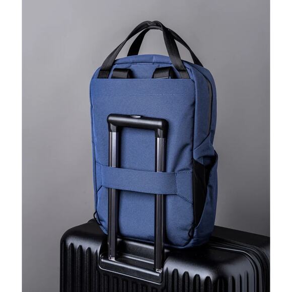 NWT Alpaka Bravo Totepack Travel Tote Backpack Bag Blue | Axoflux 300D - Picture 2 of 8